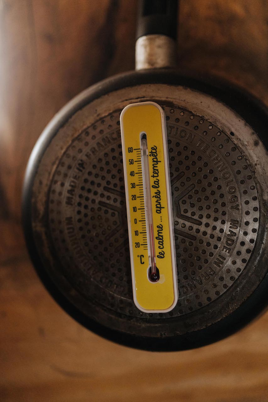 Température négative lors de cette aventure en raquettes dans les Vosges.