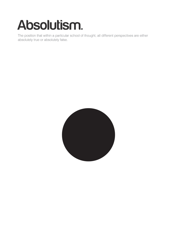 philographics genis carreras poster minimalisme - absolutism