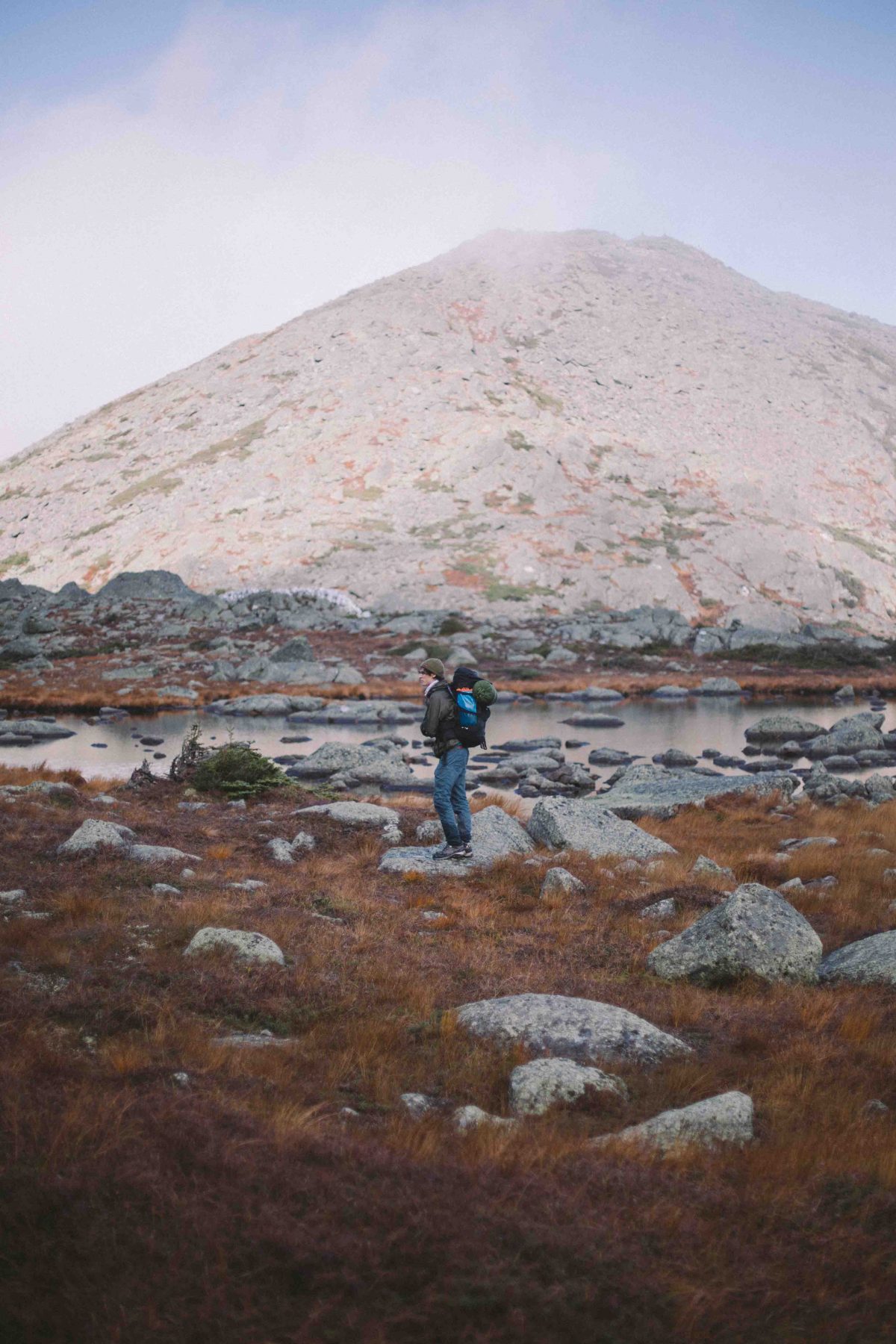 Mont croisé lors du trek dans le massif des Présidentielles.