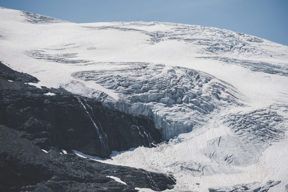 Les fameux glaciers sur le Tour des Glaciers de la Vanoise