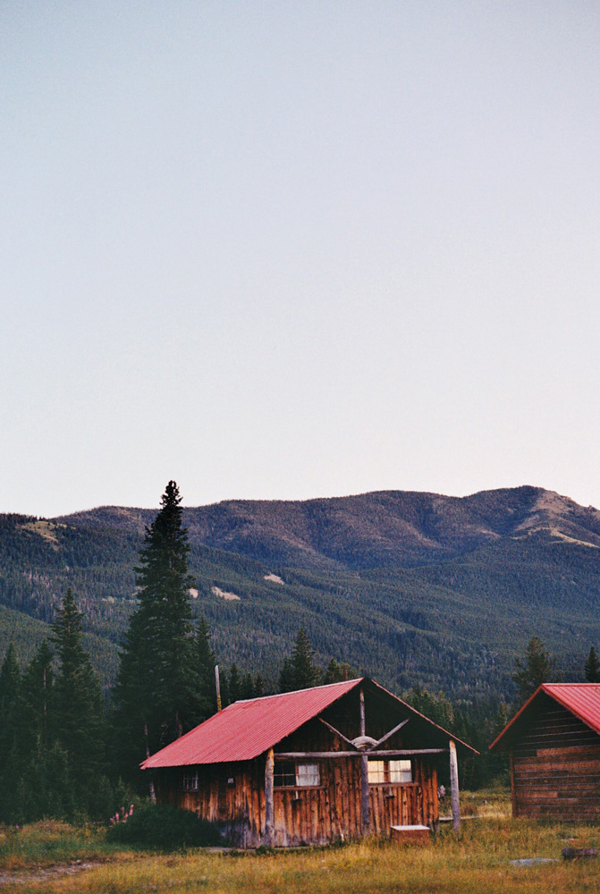 Ranch de cowboys du Montana.