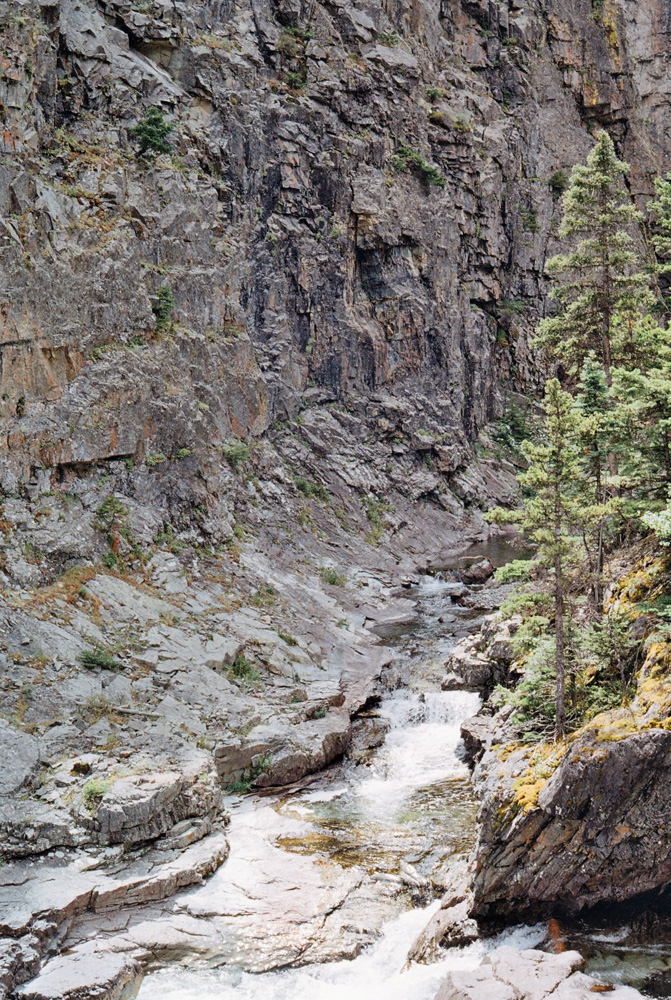 Cascade visitée par les cowboys du Montana.