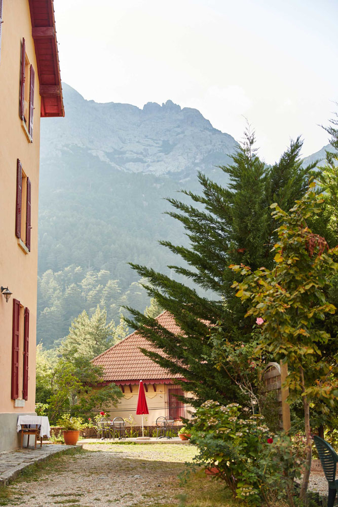 Paysage du GR20 en Corse.