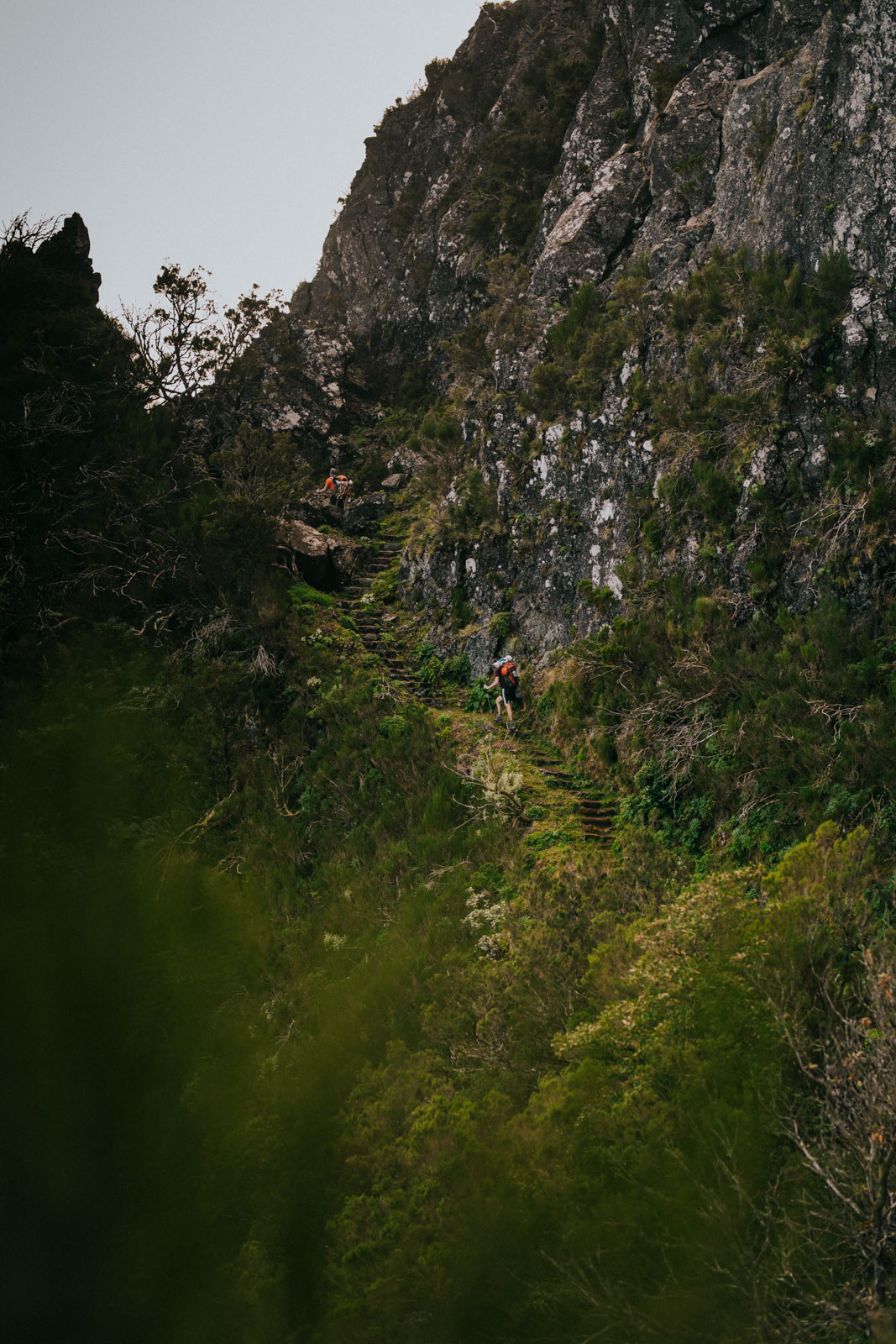 cette randonnée à Madère traverse de nombreuses montagnes.