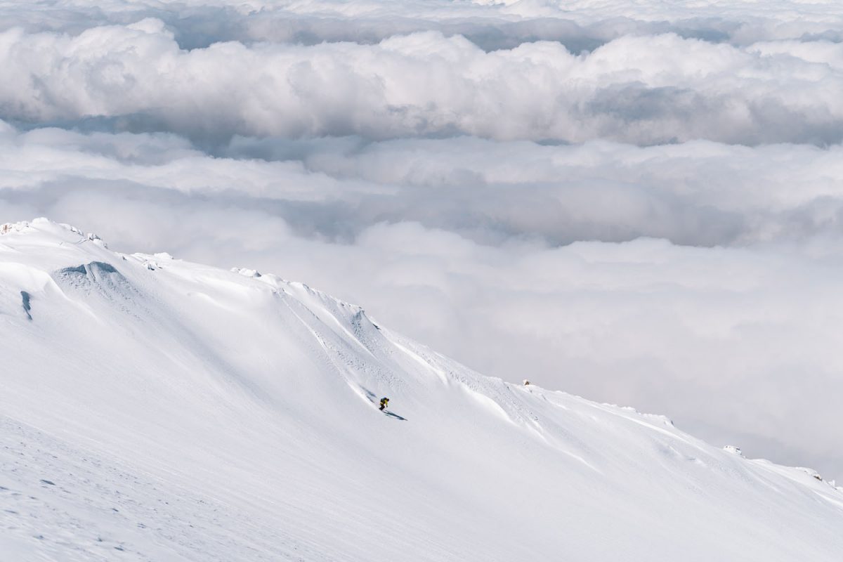 Pouvoir descendre de si belles pentes en ski de randonnée au Liban. C'était l'objectif du voyage.