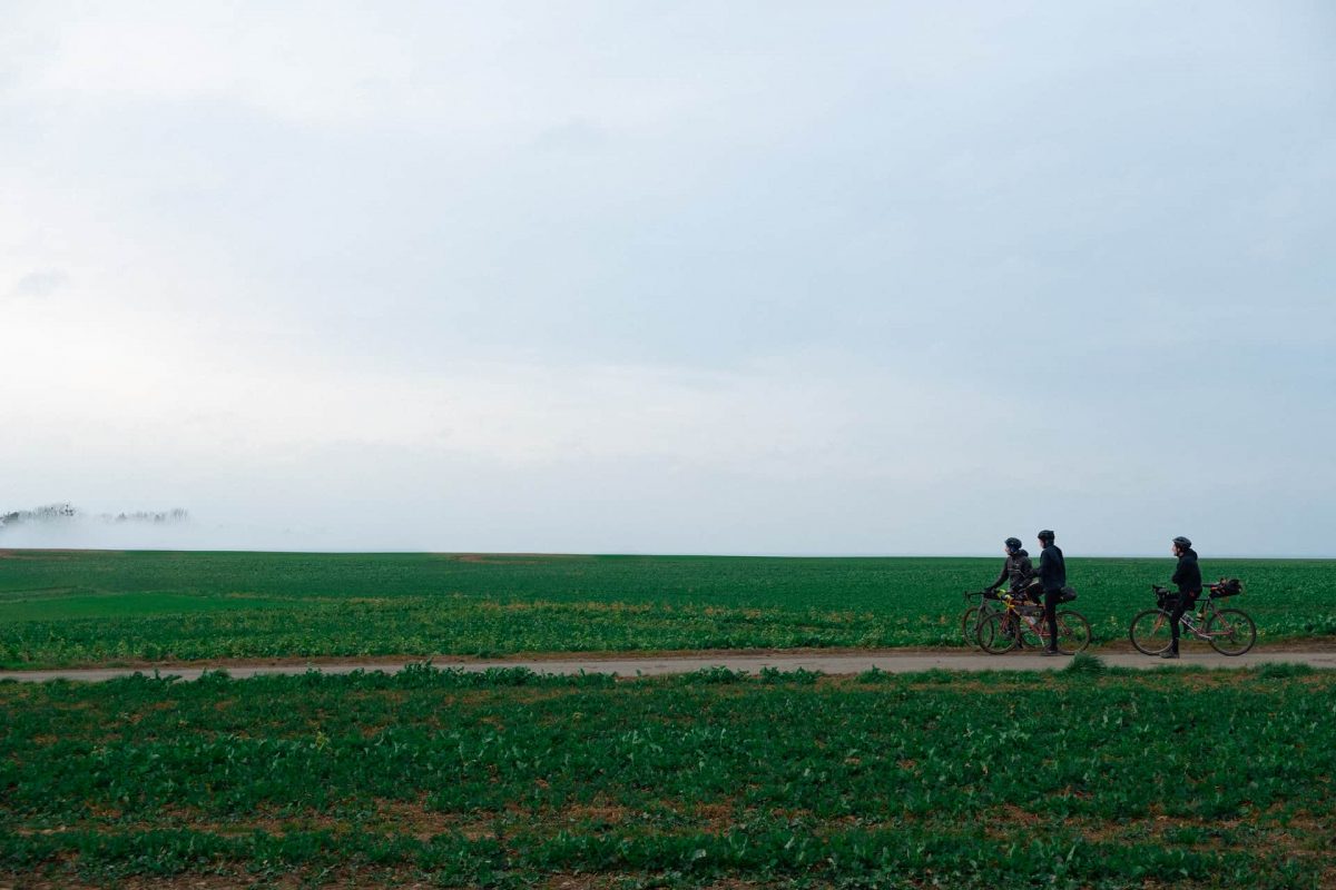 Les terres agricoles du Calvados lors de notre escapade à vélo