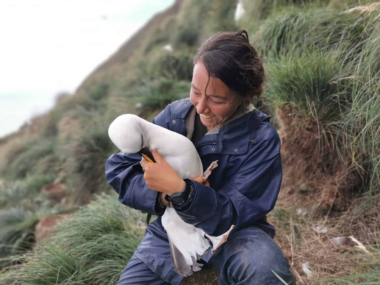 Corisande Abiven sait que les albatros sentent super bon