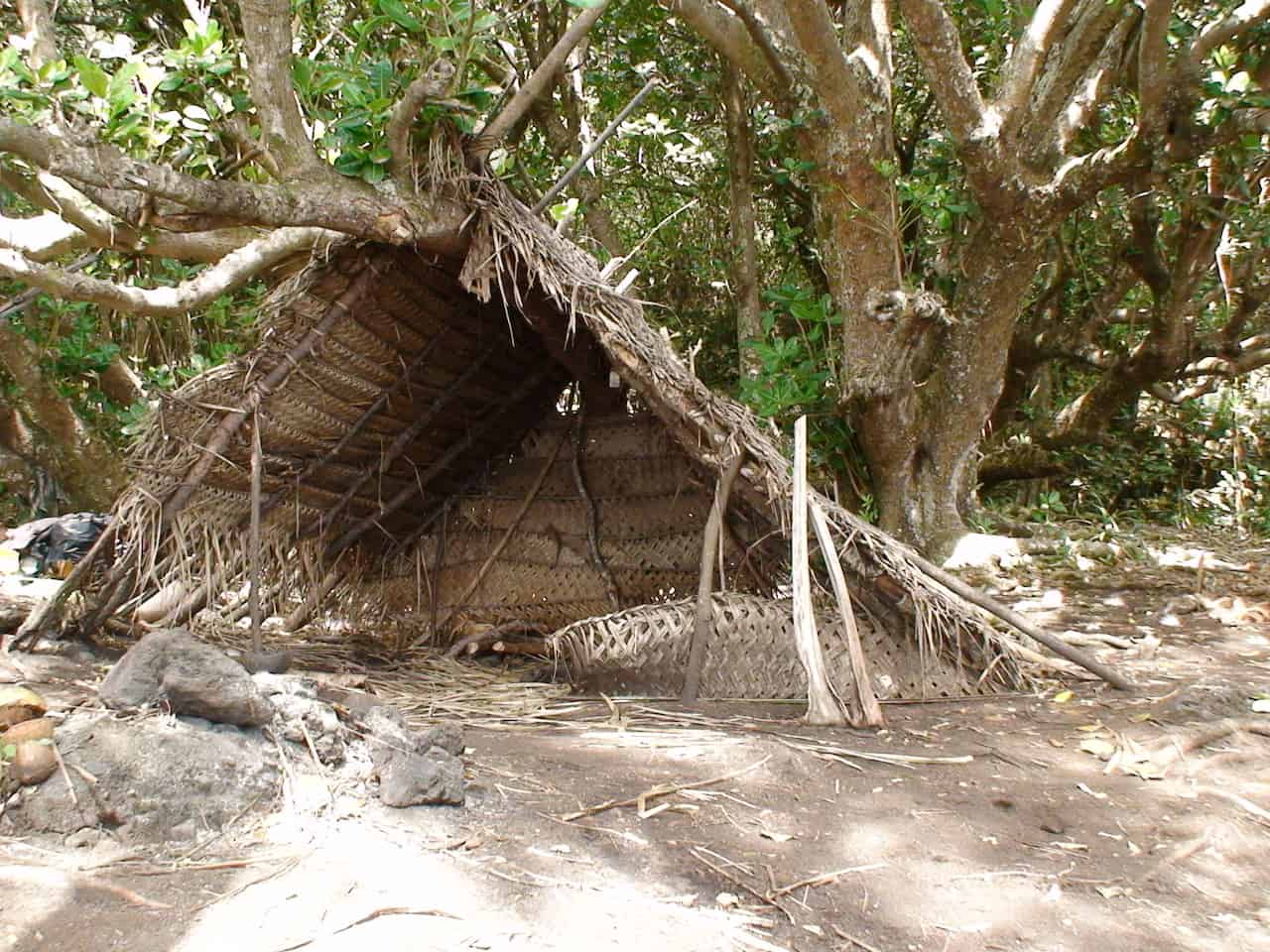 L'abri de Xavier Rousset pendant ses 300 jours de solitude