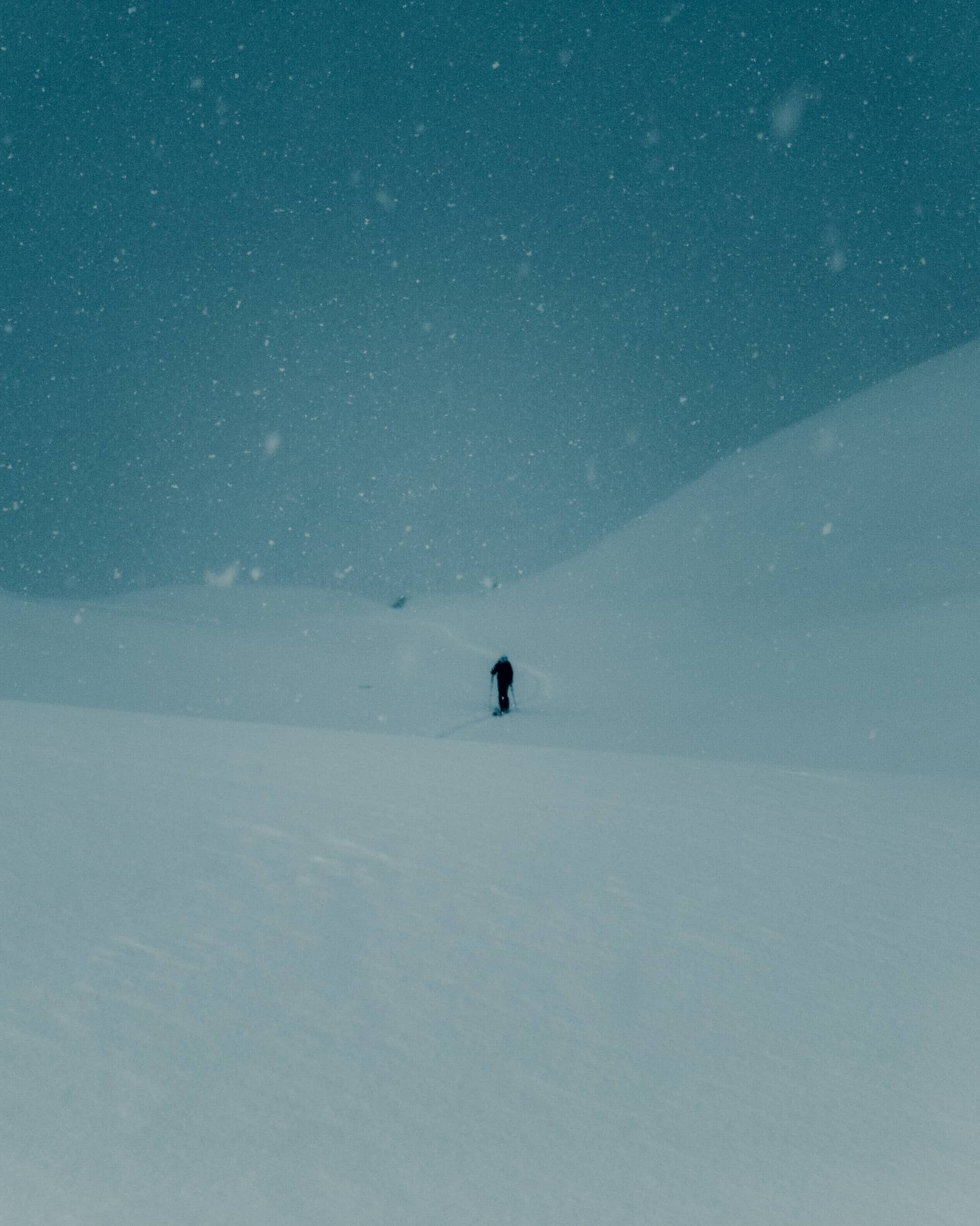 Nous n'avons pas eu les meilleurs conditions cette initiation au ski de randonnée.
