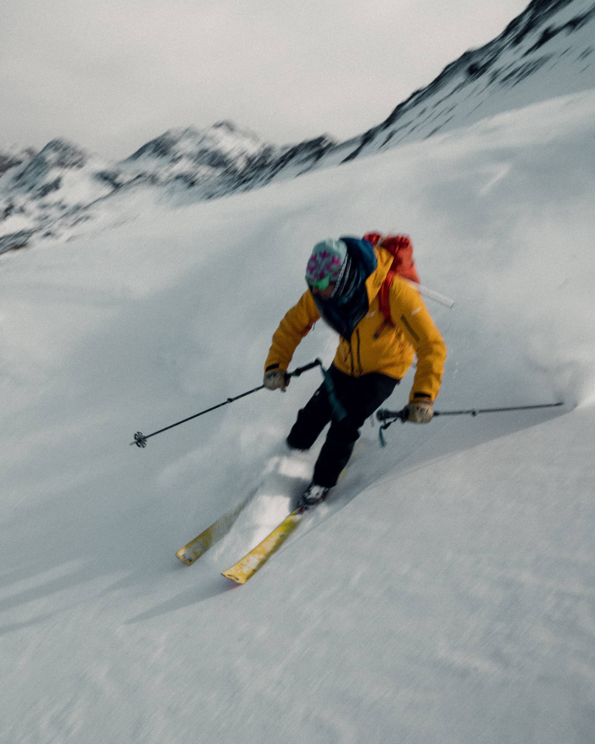 Le meilleur moment de l'initiation au ski de randonnée, c'est la descente.