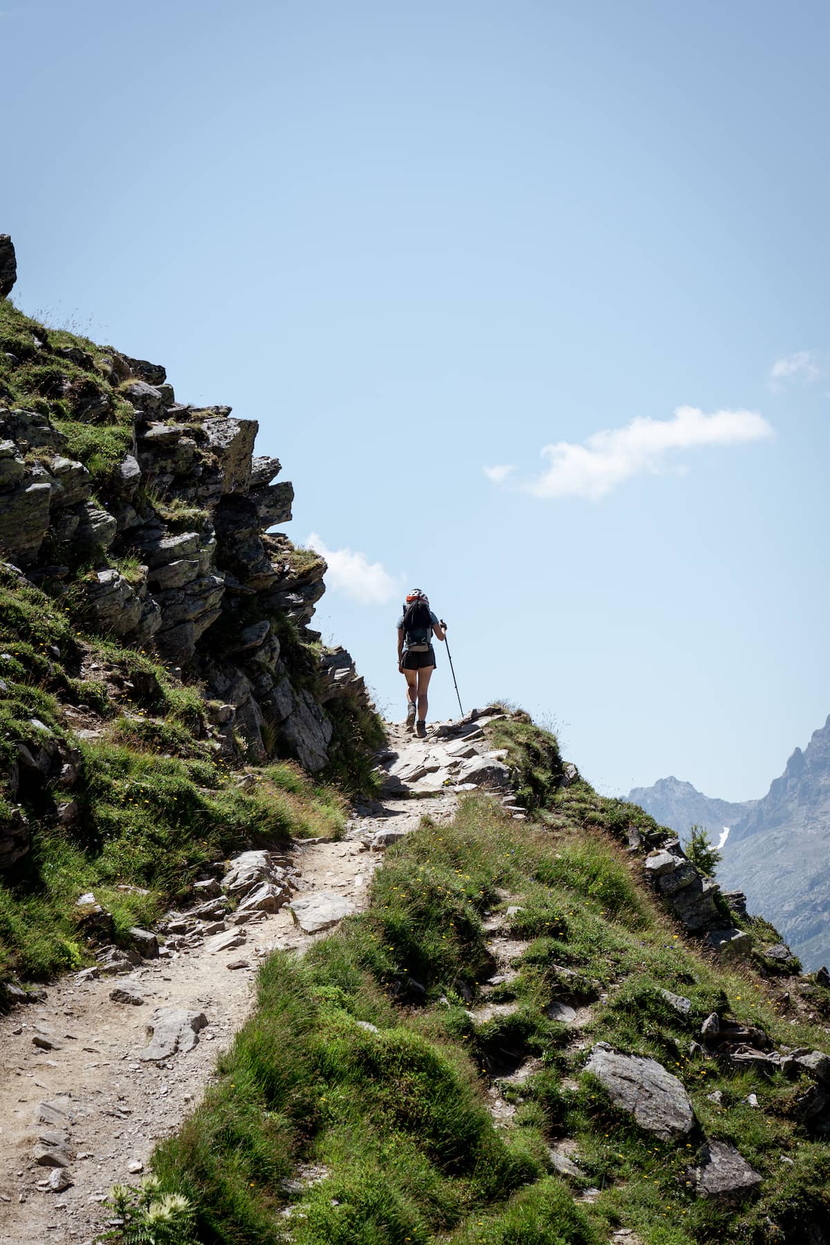 En route vers le refuge Albert 1er