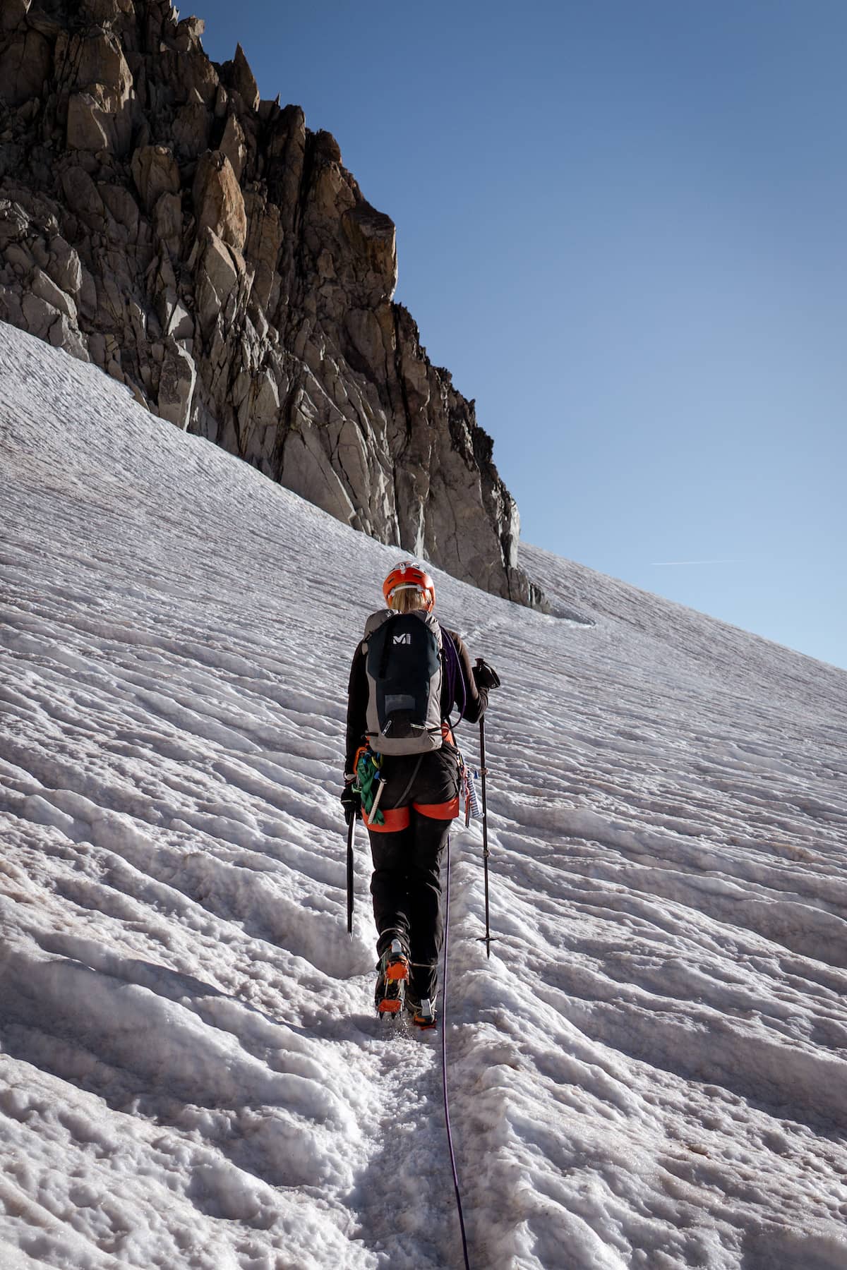 Monté vers l’aiguille du tour, après le col supérieur du Tour