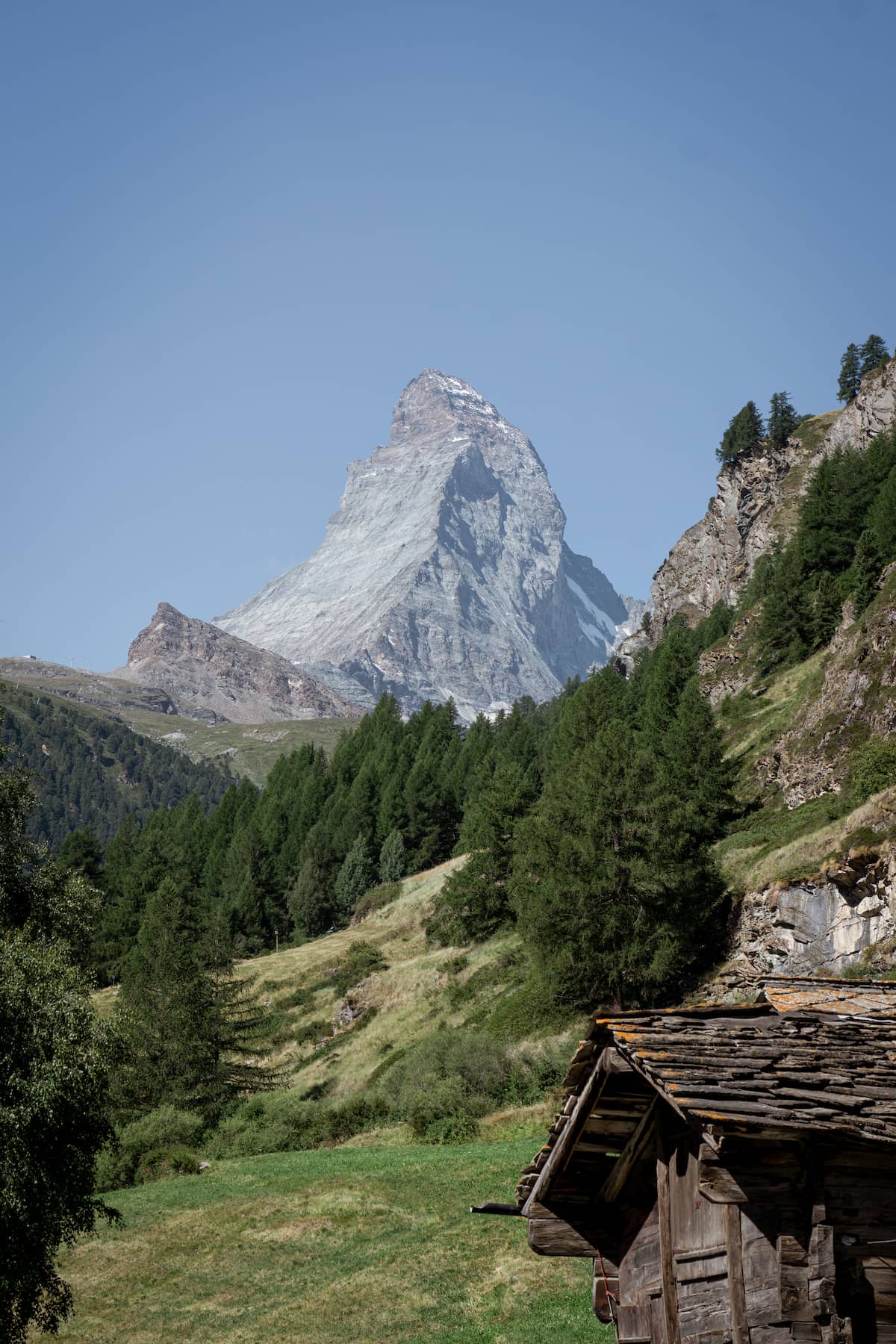 Dernière vue sur le Cervin
