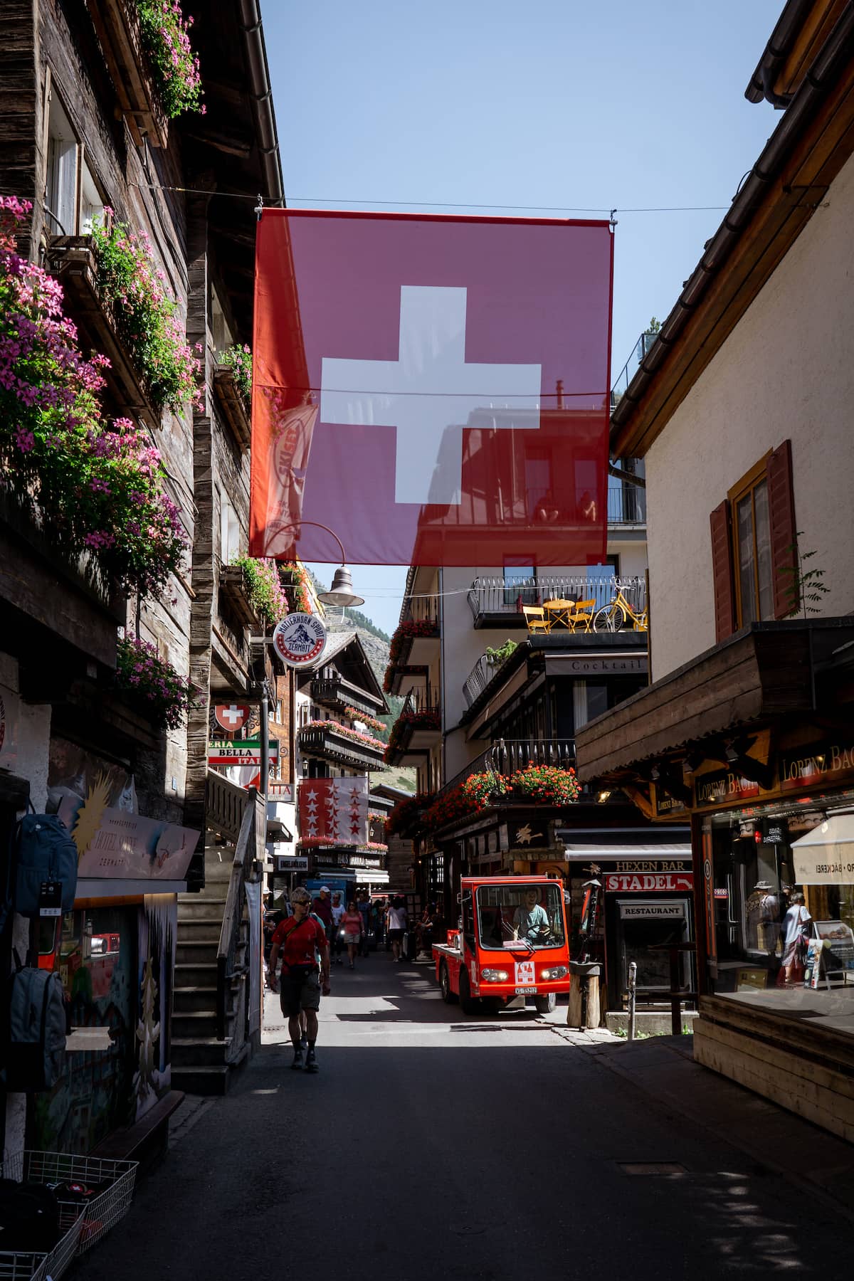 Dans les rues de Zermatt